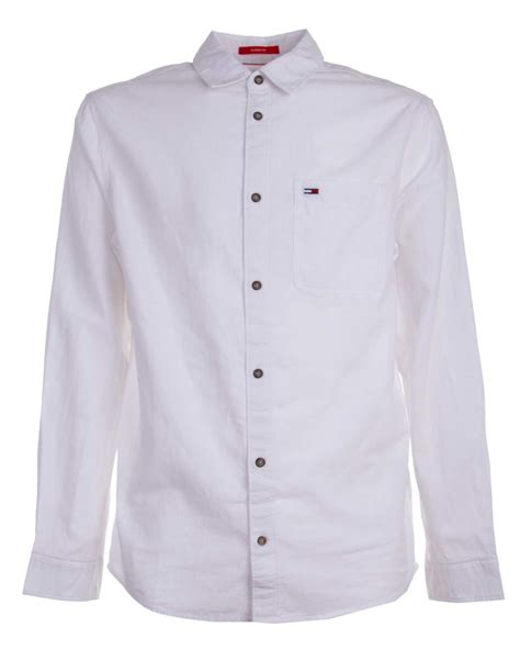 camisa tommy hilfiger blanca taylor in costa rica